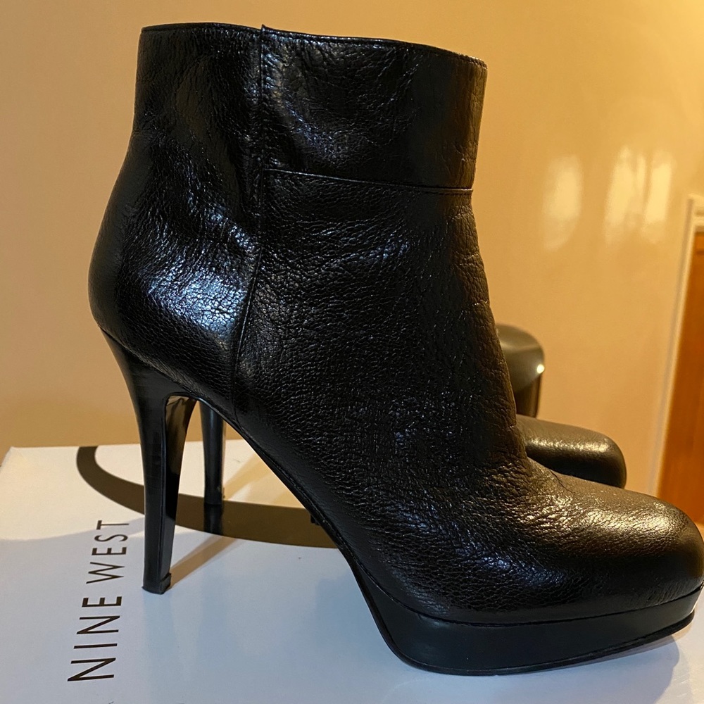 Ankle platform booties